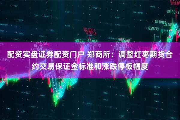 配资实盘证券配资门户 郑商所：调整红枣期货合约交易保证金标准和涨跌停板幅度